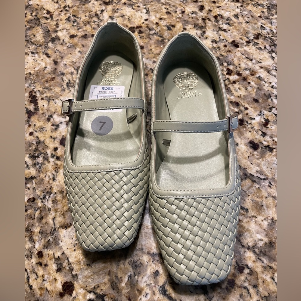 Brand new Vince Camuto Woven Mary Jane Flats
